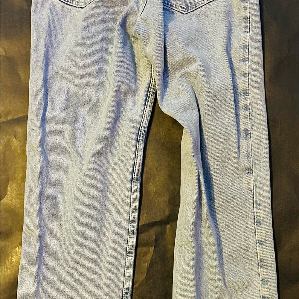 Zara Faded Blue Denim Pants - Picture 3 of 3